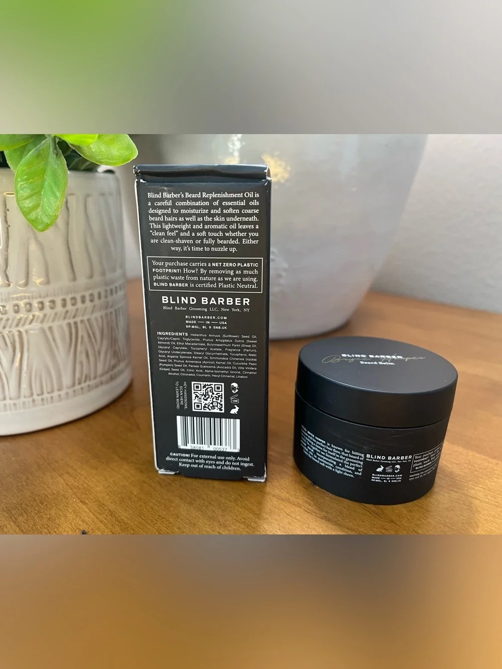 Blind Barber Beard Oil & Beard Balm by Bryce Harper NWT